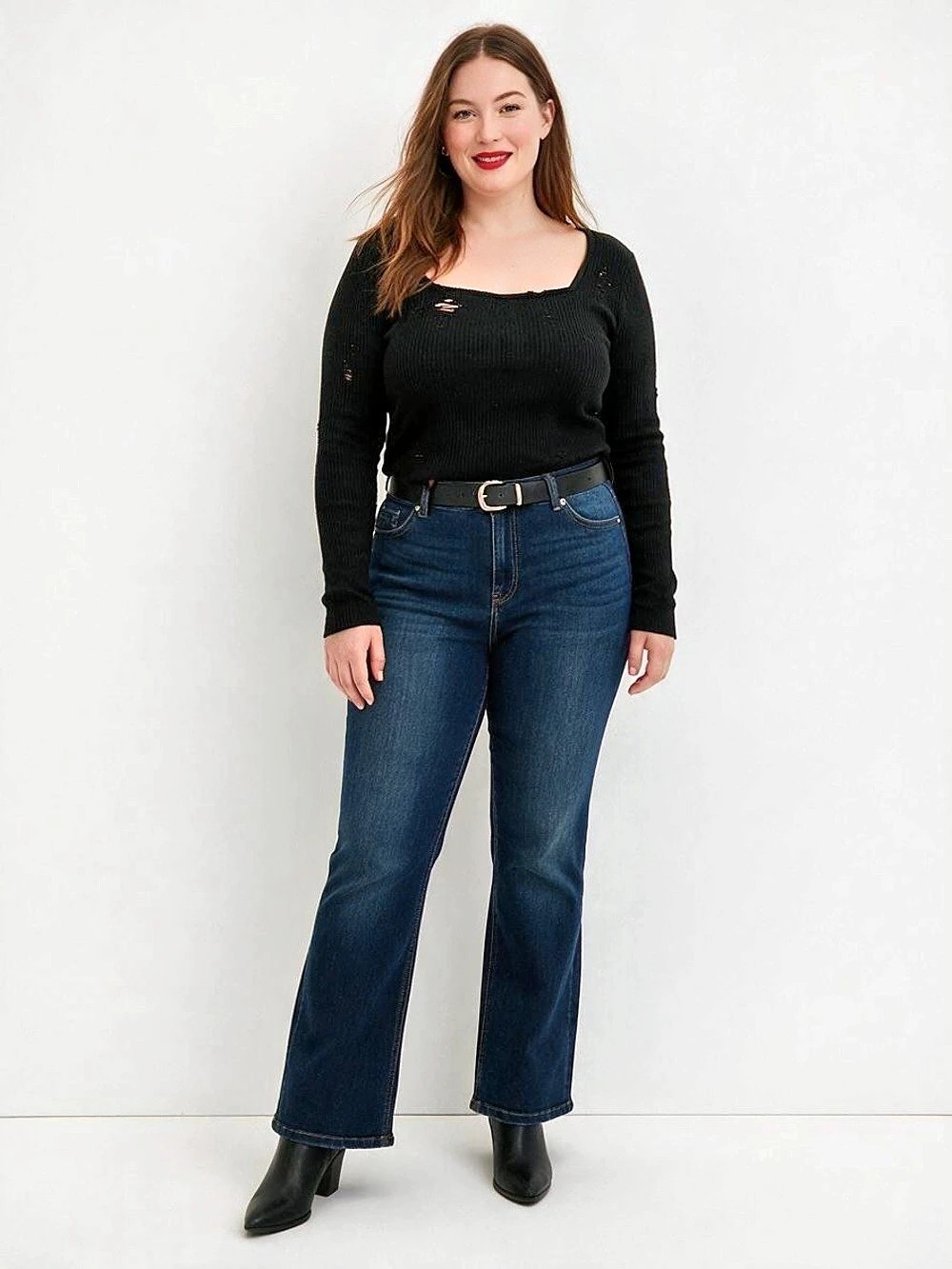 TORRID Luxe Slim Boot Cut FeeltheFit Stretch Jeans Size 18S